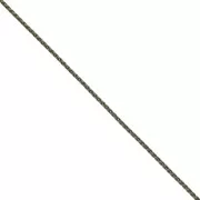 Chaîne maille Paloma 0.9 mm bronze x1m