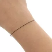 Chaîne maille Paloma 0.9 mm bronze x1m