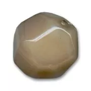 Ronde facettée 20 mm Taupe