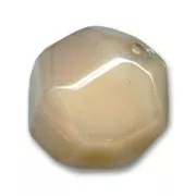 Ronde facettée 20 mm Sable x1