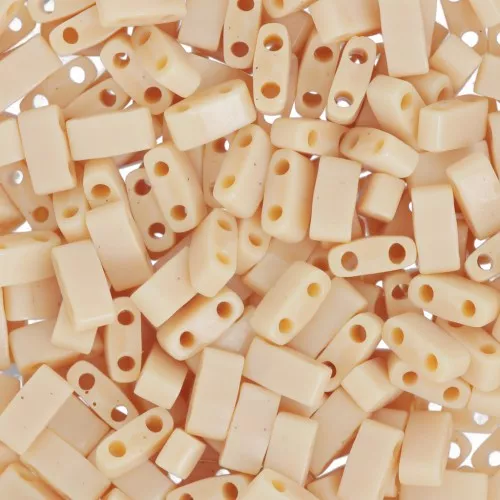 Miyuki Half Tila Beads 5x2.3x1.9 mm  HTL-493 - Opaque Pear x10g
