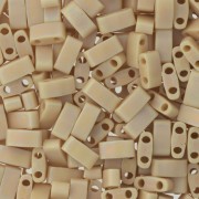 Miyuki Half Tila Beads 5x2.3x1.9 mm  HTL-493FR - Matte Opaque Pear x10g