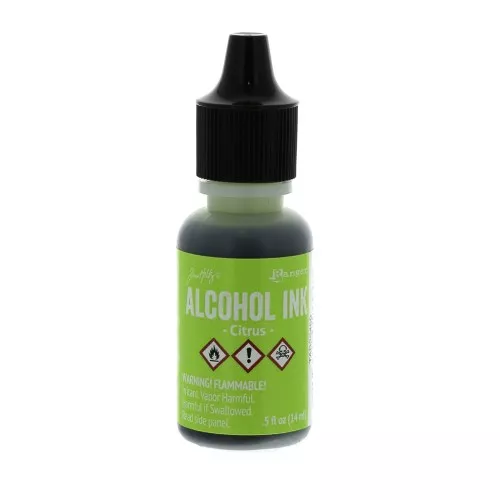 Encre transparente à alcool Adirondack Tim Holtz 14ml Citrus x1