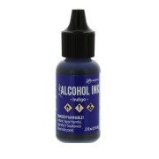 Encre transparente à alcool Adirondack Tim Holtz 14ml Indigo x1
