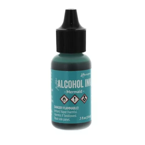 Encre transparente à alcool Adirondack Tim Holtz 14ml Mermaid x1