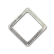 Intercalaire losange 24 mm en Argent 925 x1|raw }}