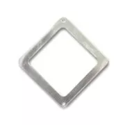 Intercalaire losange 24 mm en Argent 925 x1