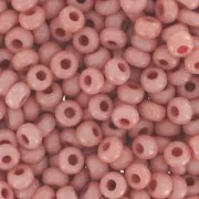 Perles rocailles Preciosa 9/0 2.5 mm - Rose clair opaque x250g