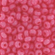 Perles rocailles Preciosa 9/0 2.5 mm - Rose opaque x250g
