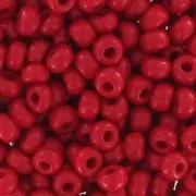 Perles rocailles Preciosa  11/0 2 mm - Opaque Rouge x20g