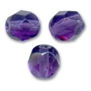 Facettes 6 mm Purple Velvet x25