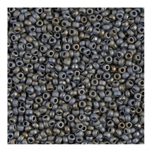 Rocaille Miyuki 15/0 2002 - Mat Met Silver Gray x8g