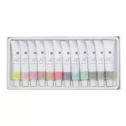 Set de 12 tubes de peinture acrylique de 12 ml - Art par Rico Design - Pastel