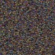 Rocaille Miyuki 15/0 357 - Root Beer Lined Light Topaz AB x8g|raw }}