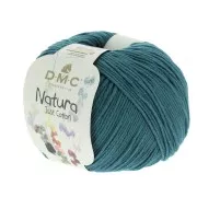 Coton Natura Just Cotton DMC - Pelote coton Bleu Eider (n°878) x 155m