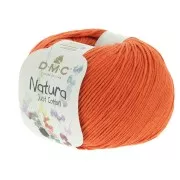 Coton Natura Just Cotton DMC - Pelote coton Orange vif (n°105) x 155m