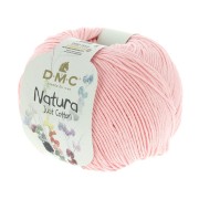 Coton Natura Just Cotton DMC - Pelote coton Rose Dragée (n°404) x 155m|raw }}