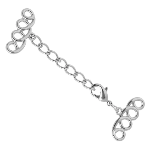 Fermoir 4 rangs 22 mm - White Bronze x1
