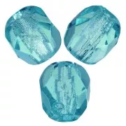 Facettes 4 mm - Light Teal x50