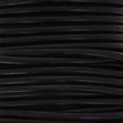 Cordon en cuir européen 4.5 mm Noir x1m|raw }}