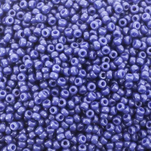 Rocaille Miyuki Duracoat 15/0 4493- Opaque Dyed Navy Blue x8g