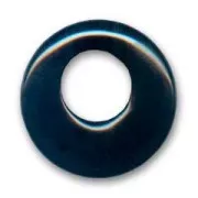 Pendentif rond 30 mm Black Agate