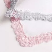 Fil 100 % coton à crocheter - Rico Design - spécial dentelle - Blanc x 5g