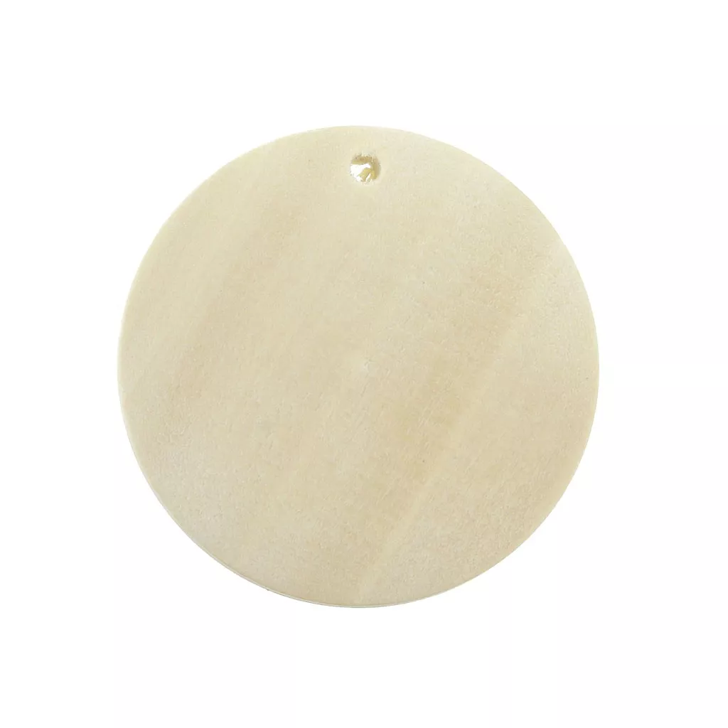 Lot De 10 Plateaux à Pendentif Ronds En Bois Pour Création Bijoux DIY - Pendentifs Vierges