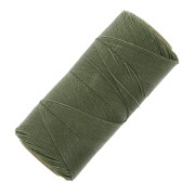 Bobine de fil ciré Linhasita pour micro macramé 0.75 mm - Vert Militaire (90) x228m|raw }}
