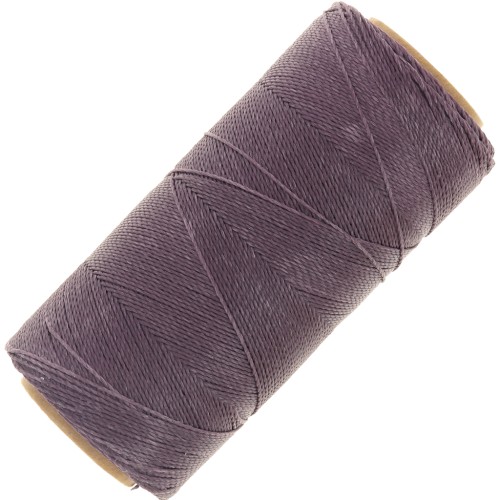 Bobine de fil ciré Linhasita pour micro macramé 0.5 mm - Mauve (232) x335m