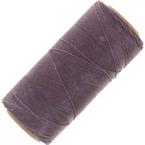 Bobine de fil ciré Linhasita pour micro macramé 0.5 mm - Mauve (232) x335m
