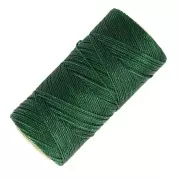 Bobine de fil ciré Linhasita pour micro macramé 0.5 mm - Vert Sapin (367) x335m