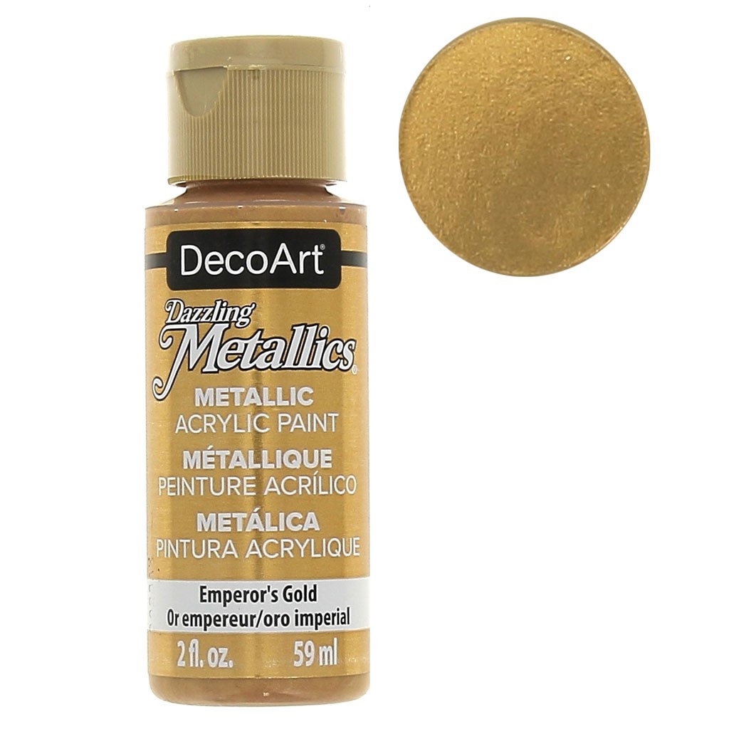 Peinture acrylique métallique DecoArt Dazzling Metallics Or