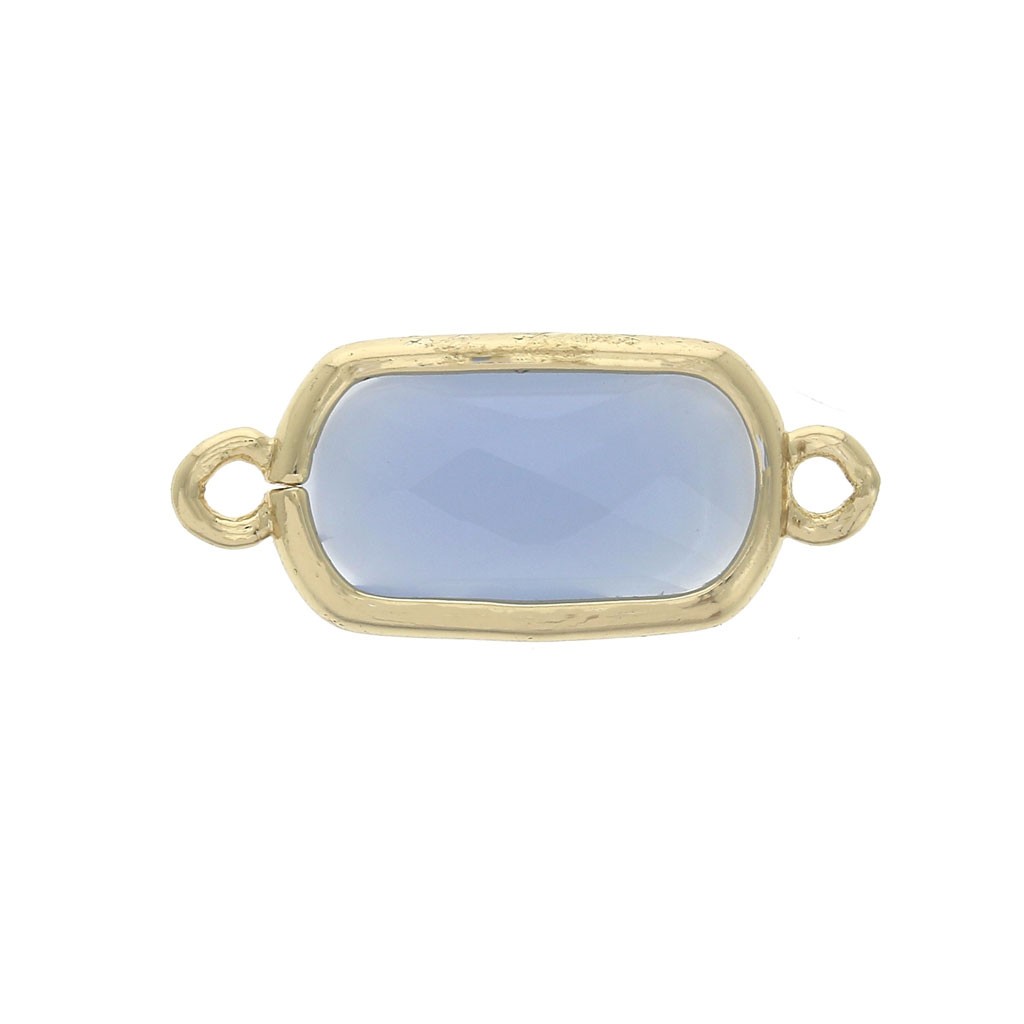 Lot De 300 Perles Anciennes En Verre Facetté Bleu Ciel - Forme 6x4 Mm - Occasion Fond De Stock