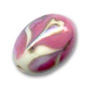 Olive 14x10 mm Cream Fuchsia|raw }}