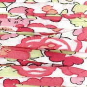 Cordon en tissu Liberty - Betsy - Fraise Tagada x1m