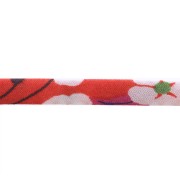 Cordon en tissu Liberty - Mitsi - Hibiscus x1m