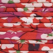 Cordon en tissu Liberty - Mitsi - Hibiscus x1m
