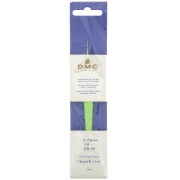 Crochet acier avec manche ergonomique DMC - 0.75 mm - Vert x1|raw }}