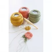 Crochet acier avec manche ergonomique DMC - 1.75 mm - Orange x1