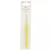 Crochet acier avec manche ergonomique DMC - 2 mm - Jaune x1