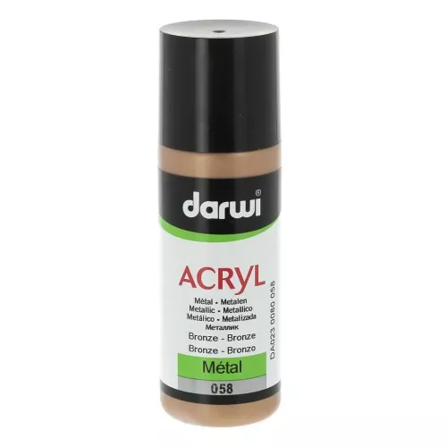 Peinture acrylique métallisée - Bronze n°58 x80 ml