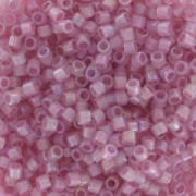 Miyuki Delica 11/0 DB1752 - Opal AB Lined Spkl Orchid x8g