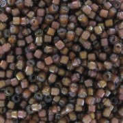 Miyuki Delica 11/0 DB1790 - Sable Brown AB Lined White x8g|raw }}