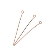 Clous tête ronde 38x0.80 mm - Doré rose x 25|raw }}