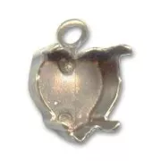 Serti griffe pendentif pour cabochon PureCrystal 4800 11x10 mm bronze