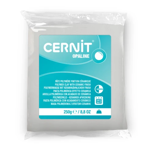 Pâte polymère Cernit Opaline 250 gr - Blanc 010