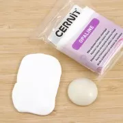 Pâte polymère Cernit Opaline 250 gr - Blanc 010