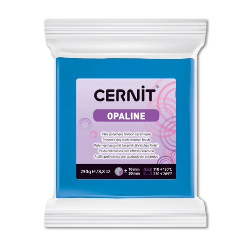 Pâte polymère Cernit Opaline 250 gr - Bleu Primaire 261
