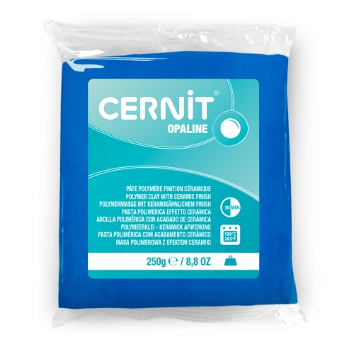 Pâte polymère Cernit Opaline 250 gr - Bleu Primaire 261